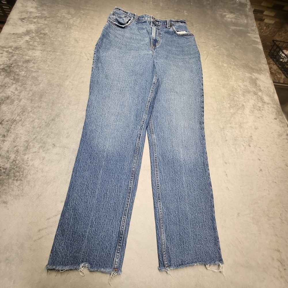 Abercrombie & Fitch Jeans Womens 8 29 Blue The '90s Straight Ultra High Rise